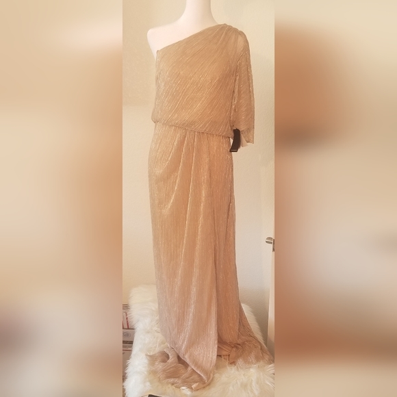 Adrianna Papell Dresses & Skirts - Adriana Papell Formal Metallic Mesh Gown